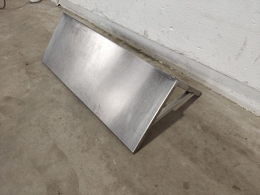 Rvs wandschap - 100 x 37 cm 